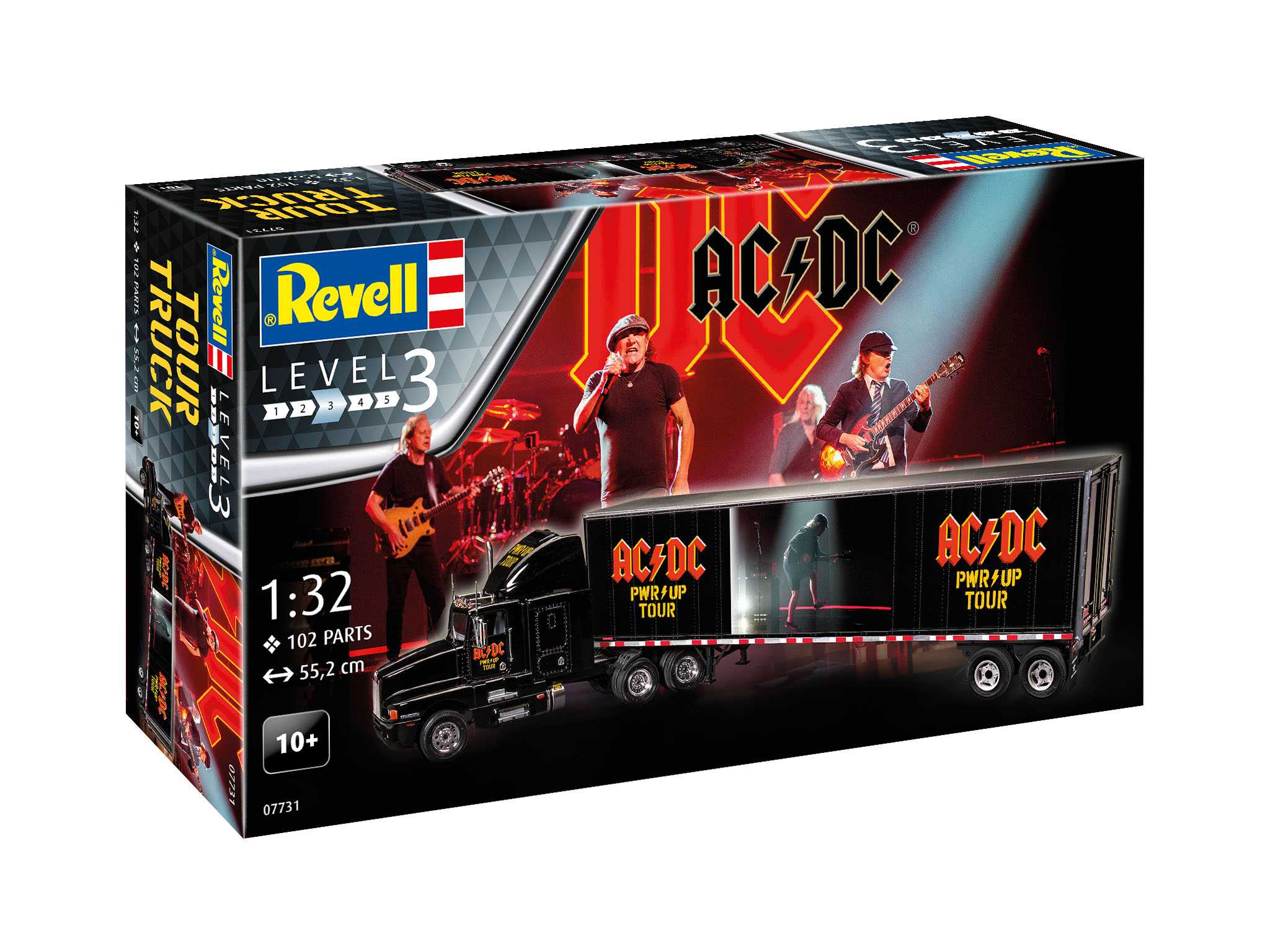 Plastic ModelKit truck 07731 - AC/DC Tour Truck "Power Up" (1:32) 18-07731