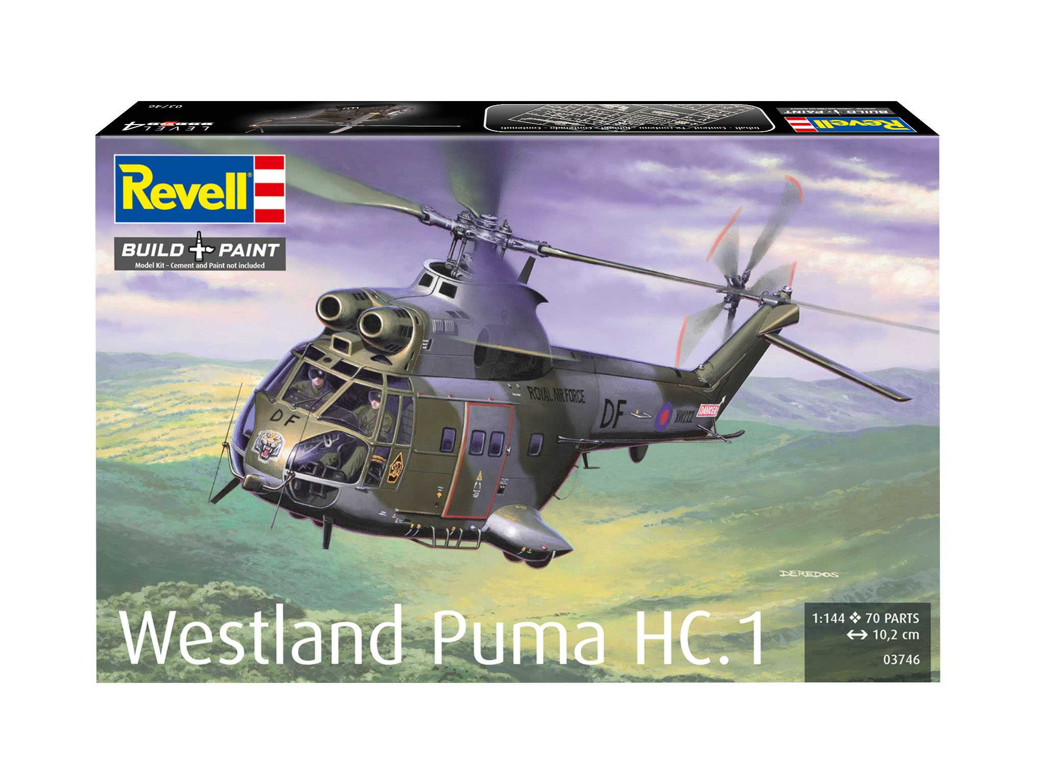 Plastic ModelKit vrtulník 03746 - Westland Puma HC.1 (1:144)