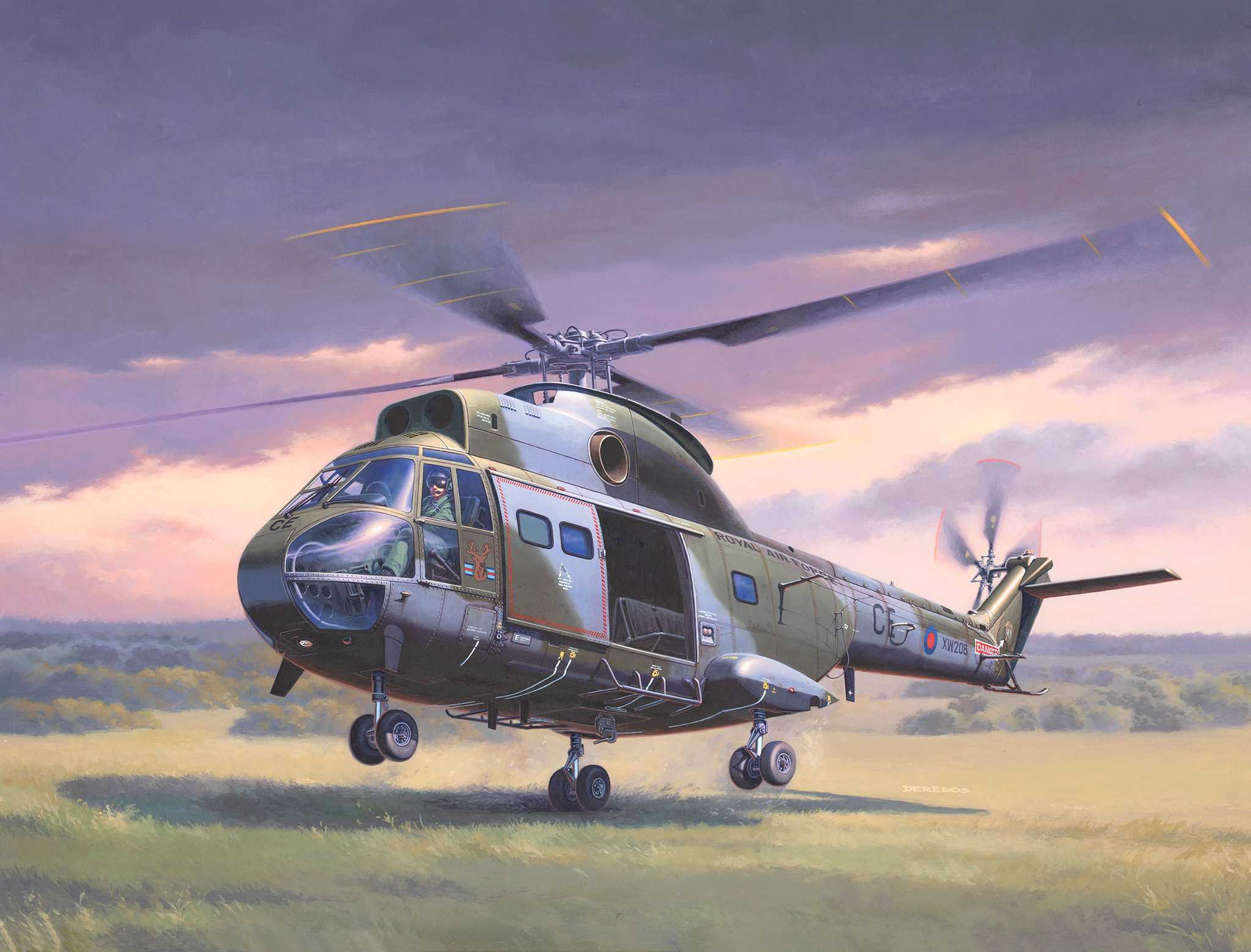 Plastic ModelKit vrtulník 03758 - SA 330/Westland Puma HC.1 (1:32)