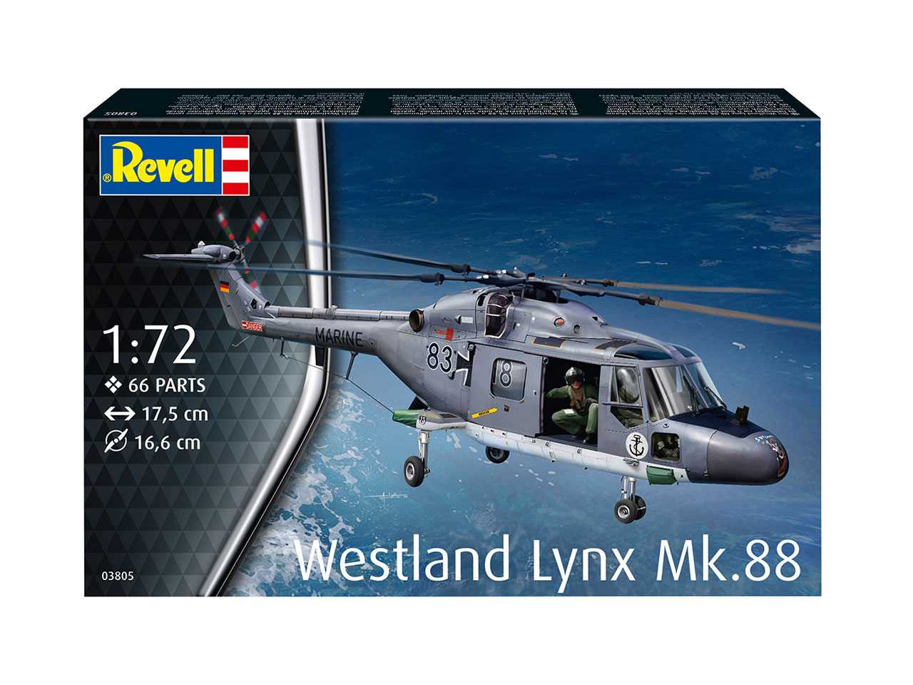 Plastic ModelKit vrtulník 03805 - Westland Lynx (1:72)