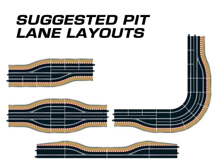 Příslušenství SCALEXTRIC C7014 - Pit Lane (left hand) 