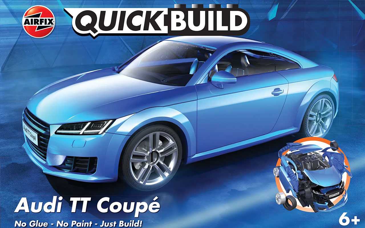 Quick Build J6054 - Audi TT Coupe - Blue 30-J6054