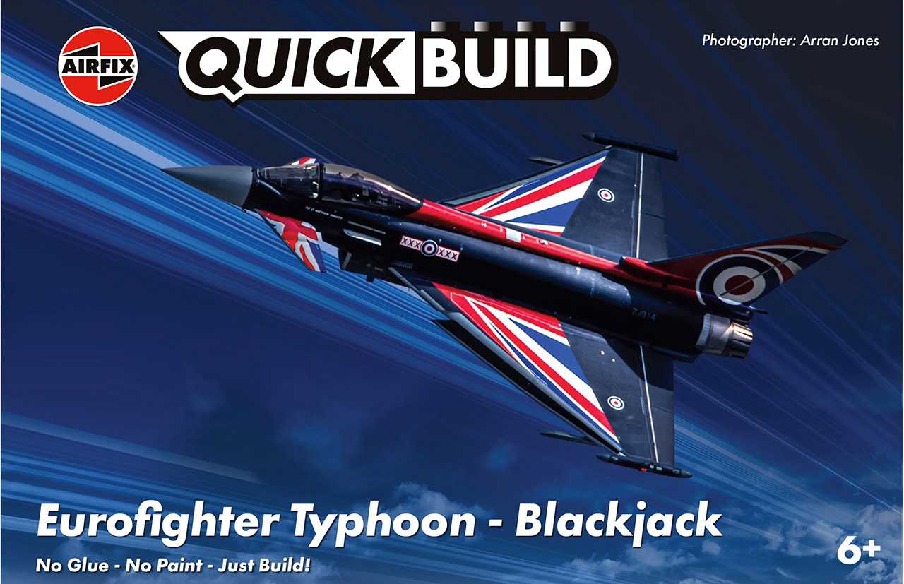 Quick Build letadlo J6059 - Eurofighter Typhoon (Blackjack)