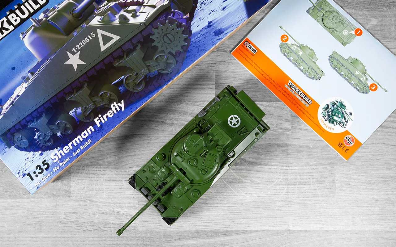 Quick Build tank J6042 - Sherman Firefly (1:35)