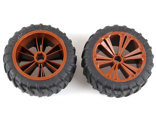 REVELL - REVELLUTIONS (47035) - Set 2x Wheel for Monster, bronz metallic 18-5462