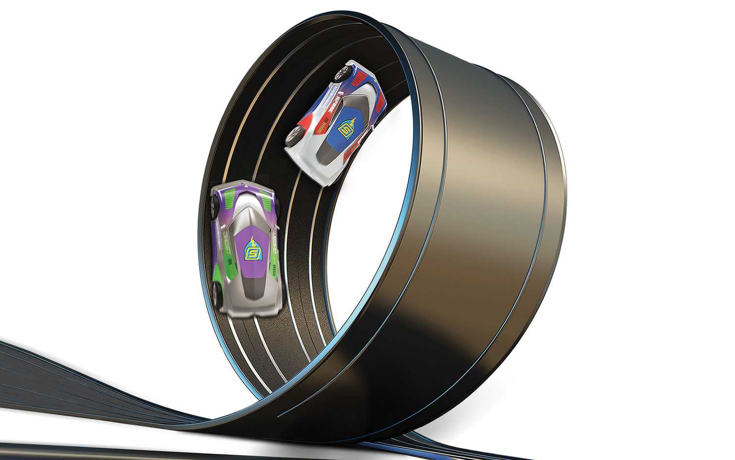 Rozšíření trati MICRO SCALEXTRIC G8046 - Track Stunt Extension Pack - Stunt Loop