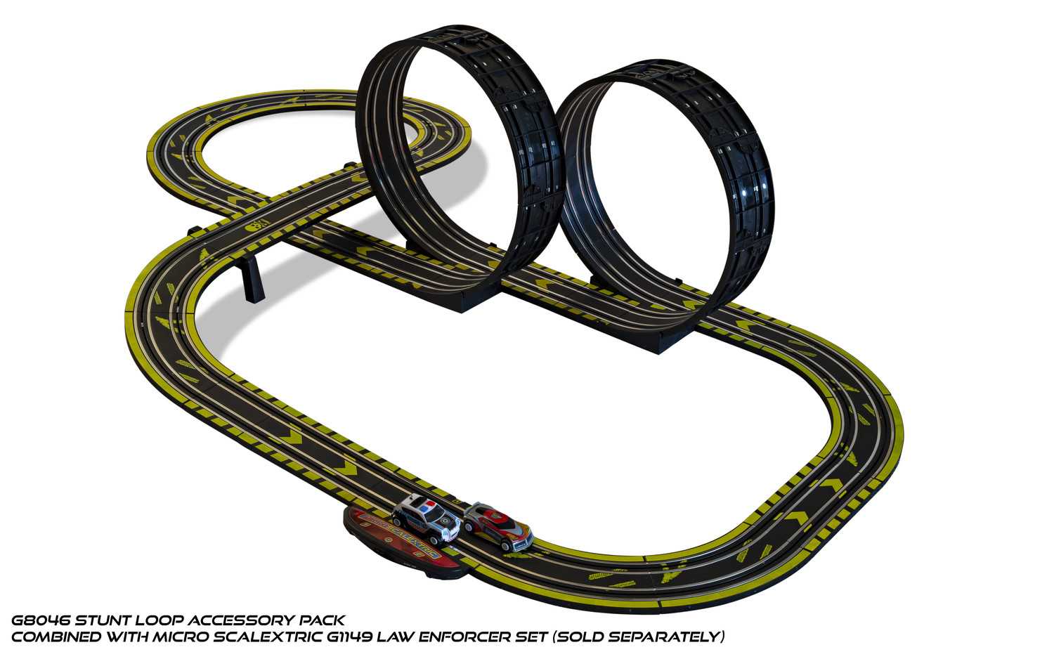 Rozšíření trati MICRO SCALEXTRIC G8046 - Track Stunt Extension Pack - Stunt Loop