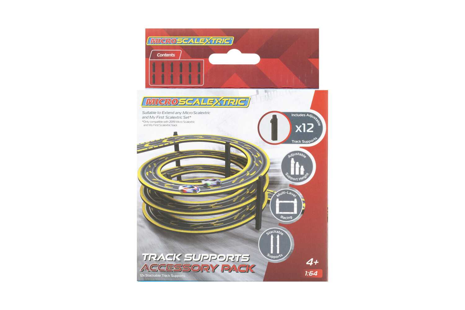 Rozšíření trati MICRO SCALEXTRIC G8050 - Track Supports Extension Pack (1:64)