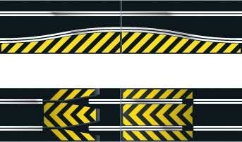 Rozšíření trati SCALEXTRIC C8194 - Jump and Side Swipe Accessory Pack