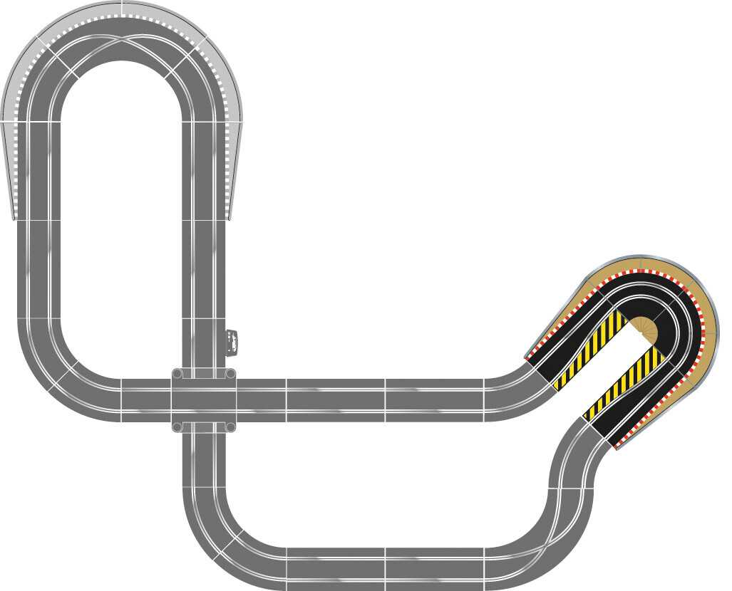 Rozšíření trati SCALEXTRIC C8195 - Hairpin Curve Track Accessory Pack