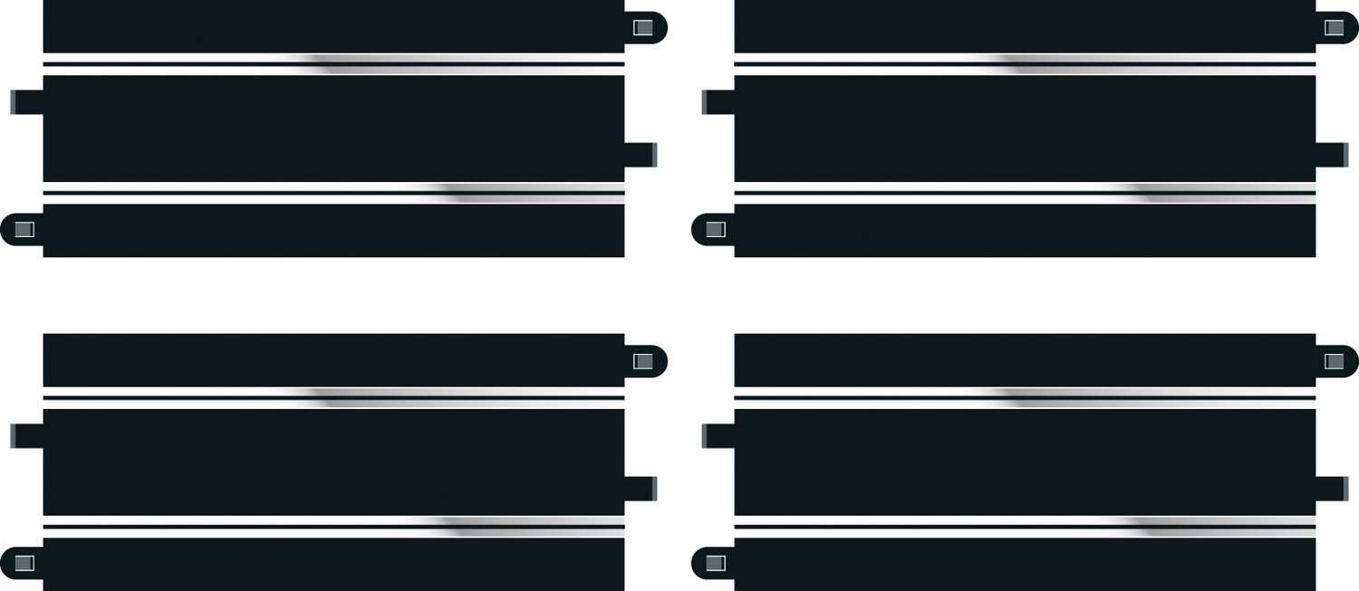 Rozšíření trati SCALEXTRIC C8198 - Standard Straight and R2 Curve Track Extension Pack