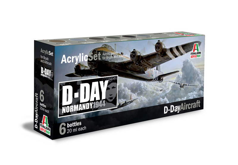 Sada akrylových barev 445AP - D-DAY AIRCRAFT 6 ks
