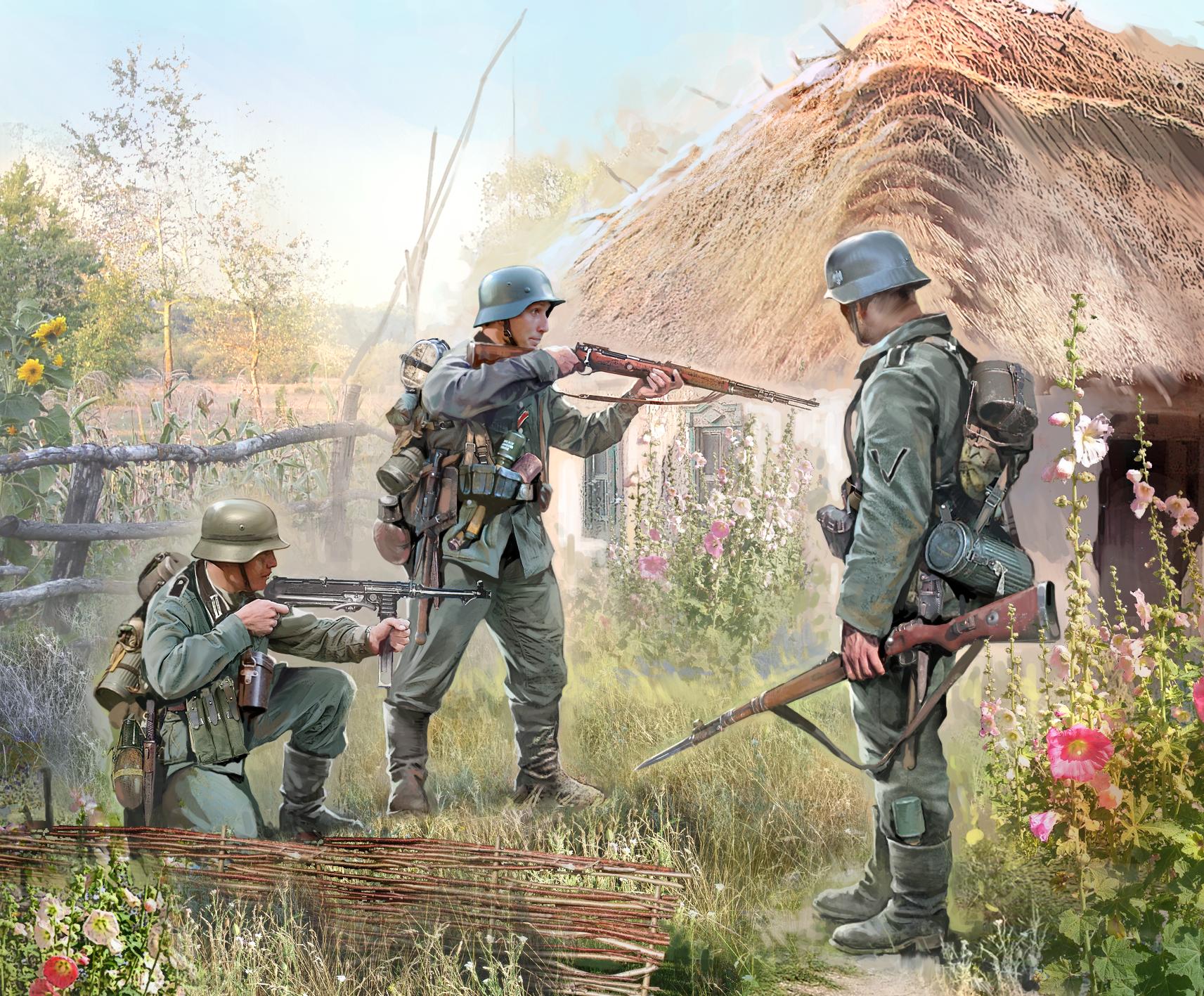 Snap Kit figurky 6105 - German Infantry East Front 1941 (1:72)