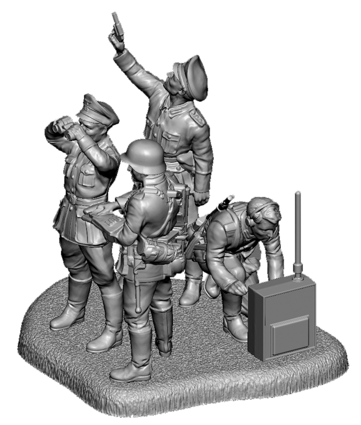 Snap Kit figurky 6133 - German HQ (1:72)
