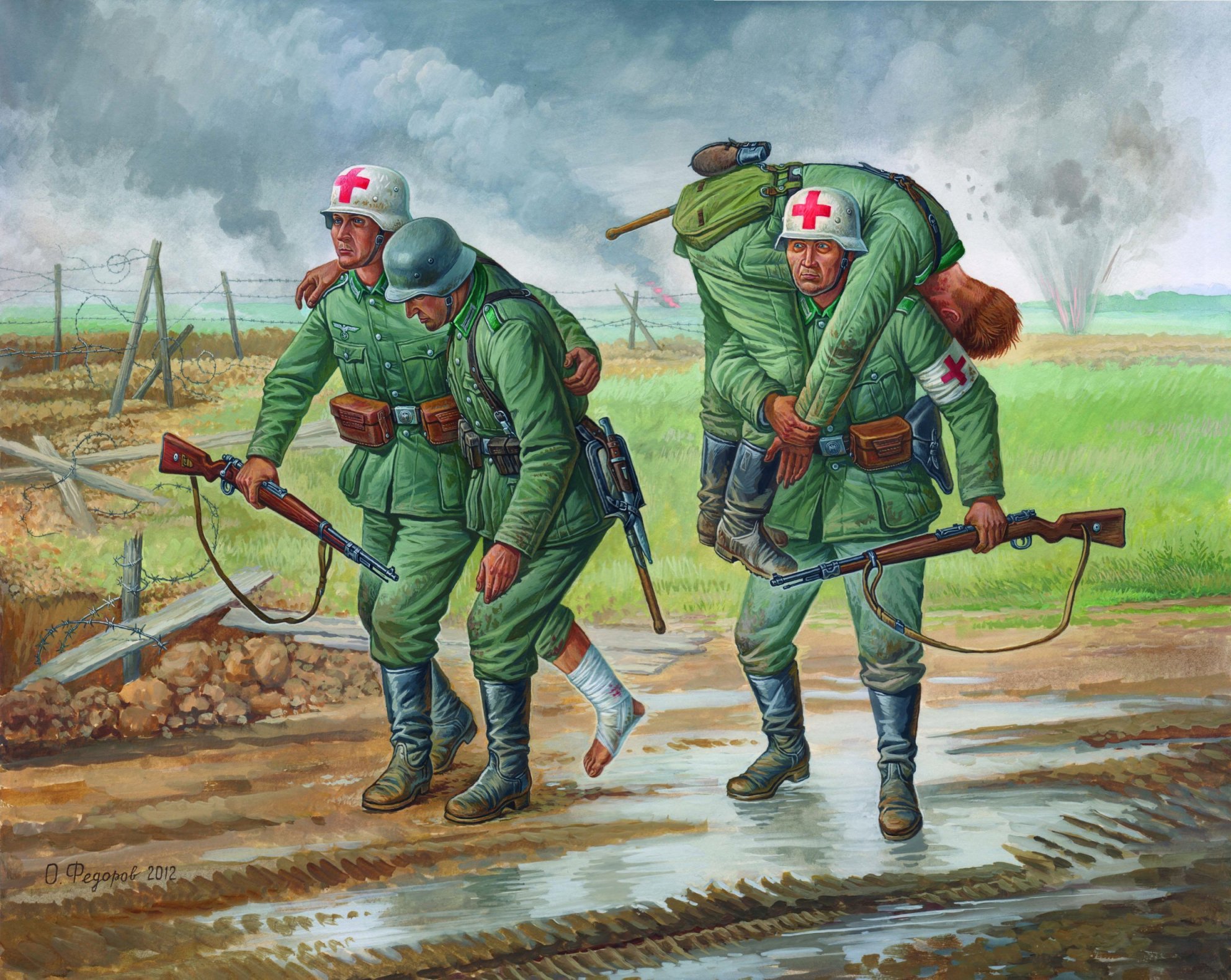 Snap Kit figurky 6143 - German Medical Personnel 1941-43 (1:72)