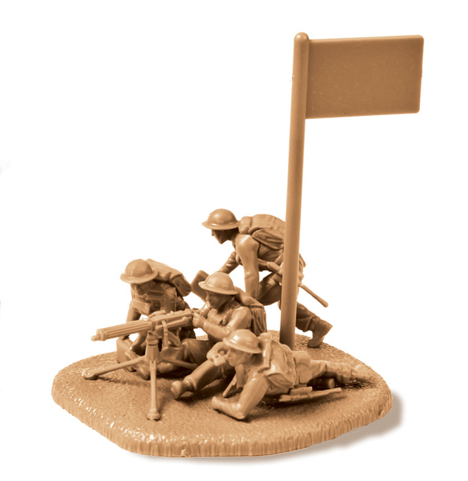 Snap Kit figurky 6167 - British Machine Gun with crew 1939-42 (1:72)