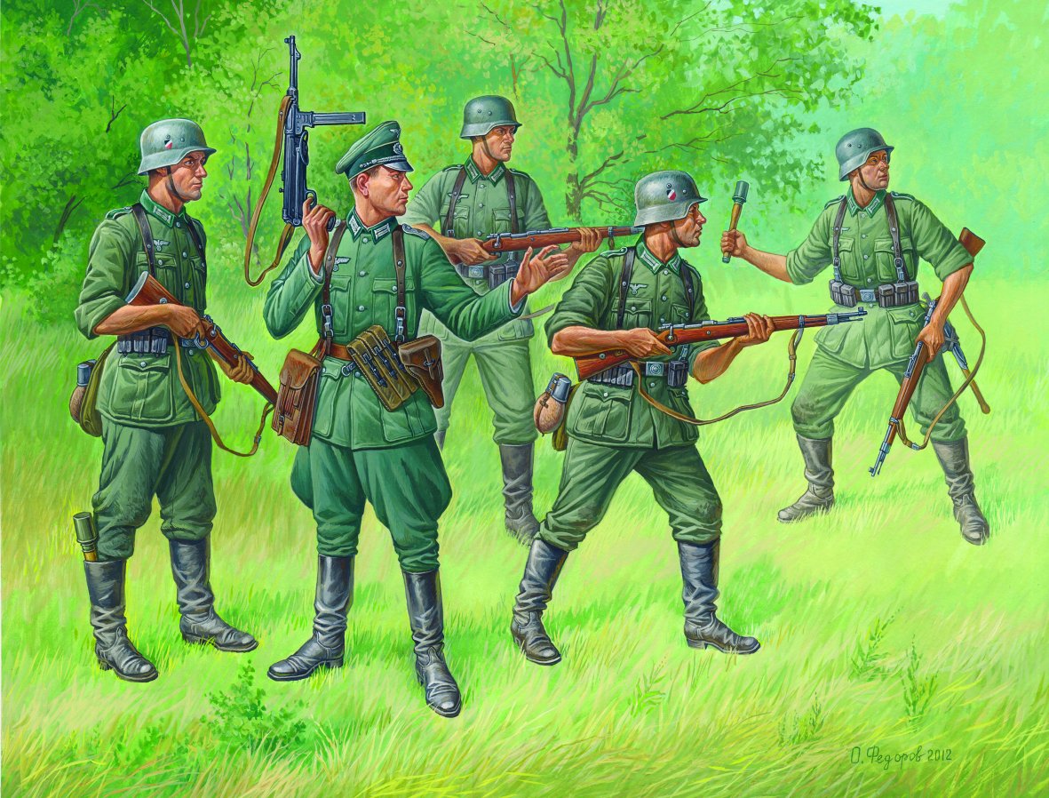 Snap Kit figurky 6178 - German Regular Infantry 1939-43 (1:72)
