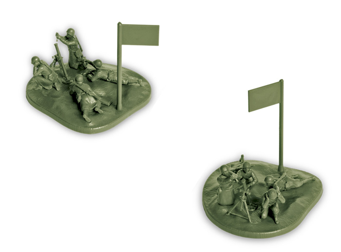 Snap Kit figurky 6208 - Soviet 82mm Mortar with Crew (Winter Unif.) (1:72)