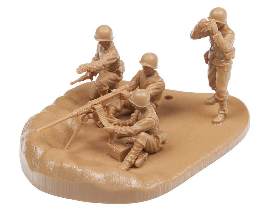 Snap Kit figurky 6286 - US machine gun Browning w/crew (1:72)