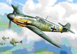 Snap Kit letadlo 6116 - Messerschmitt Bf 109F-2 (1:144)