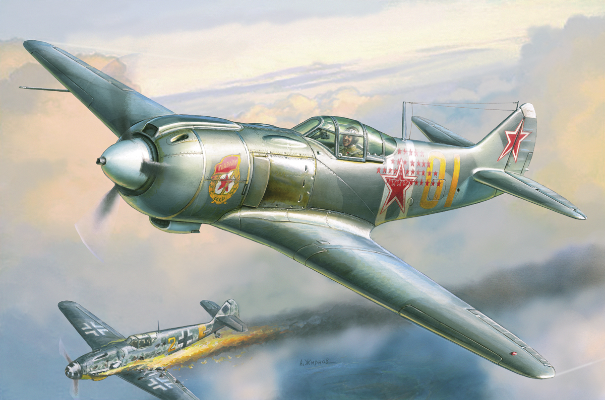 Snap Kit letadlo 6255 - Lavočkin La-5 (1:144)
