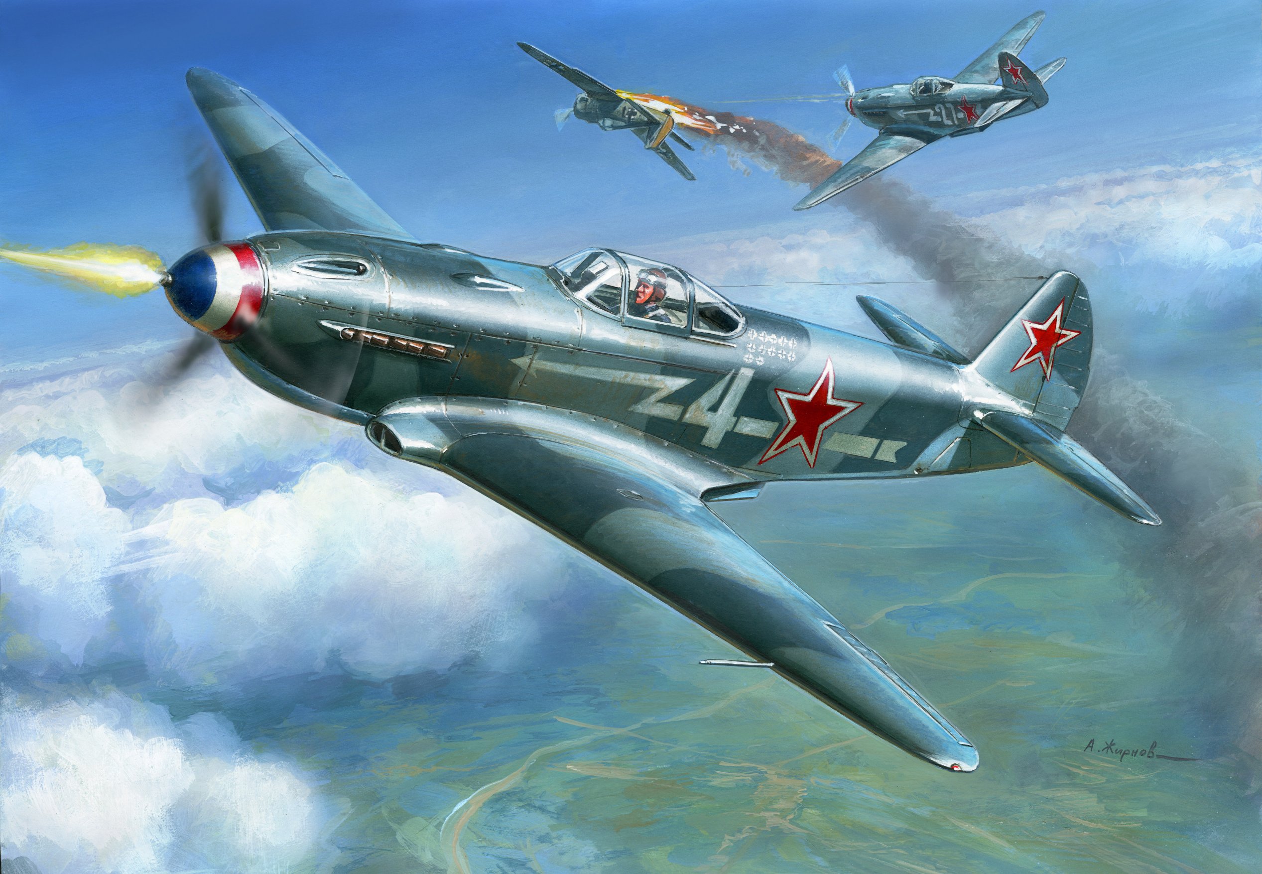 Snap Kit letadlo 7301 - Yak-3 Soviet Fighter (1:72)