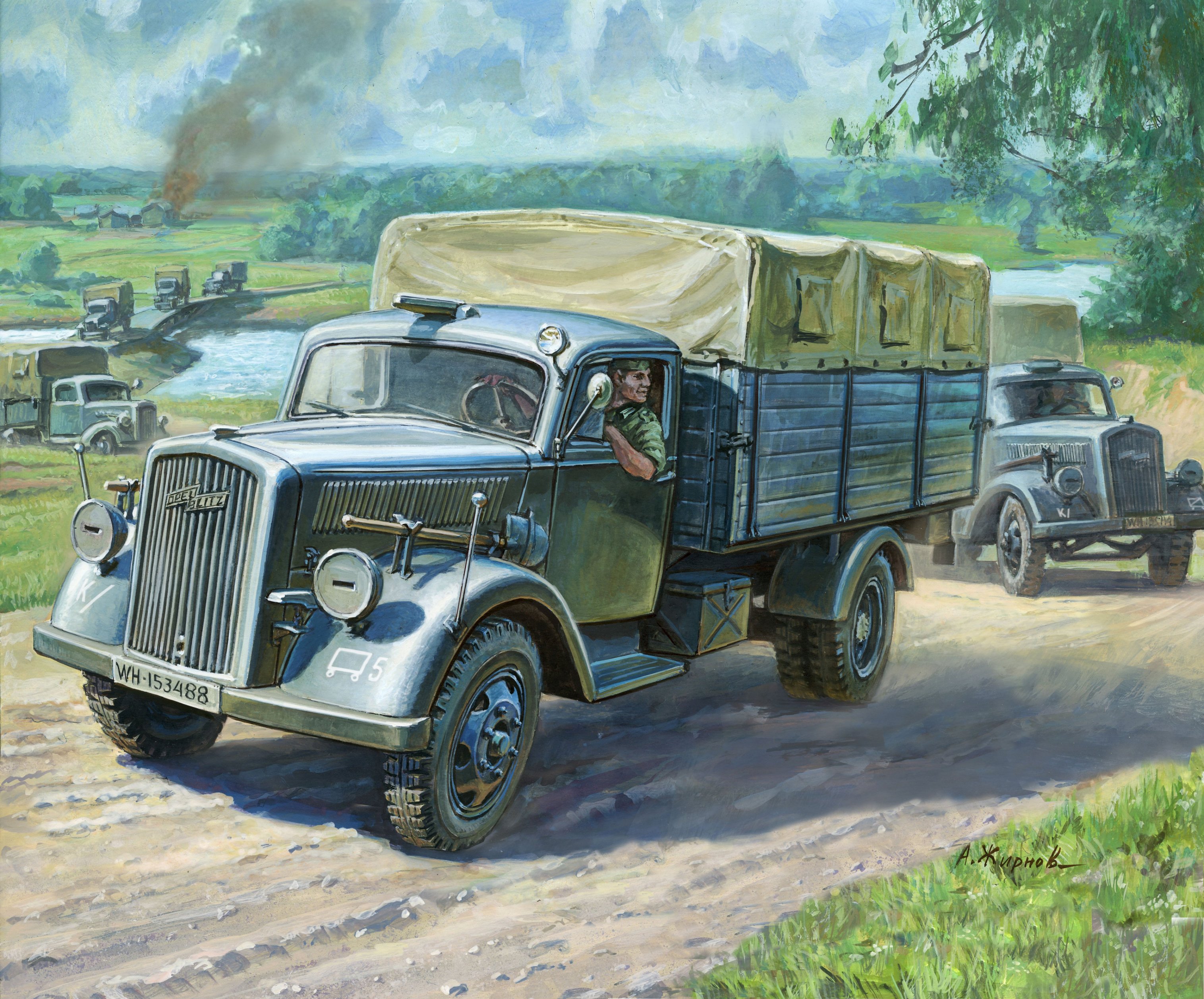Snap Kit military 6126 - German 3t Truck (1:100)
