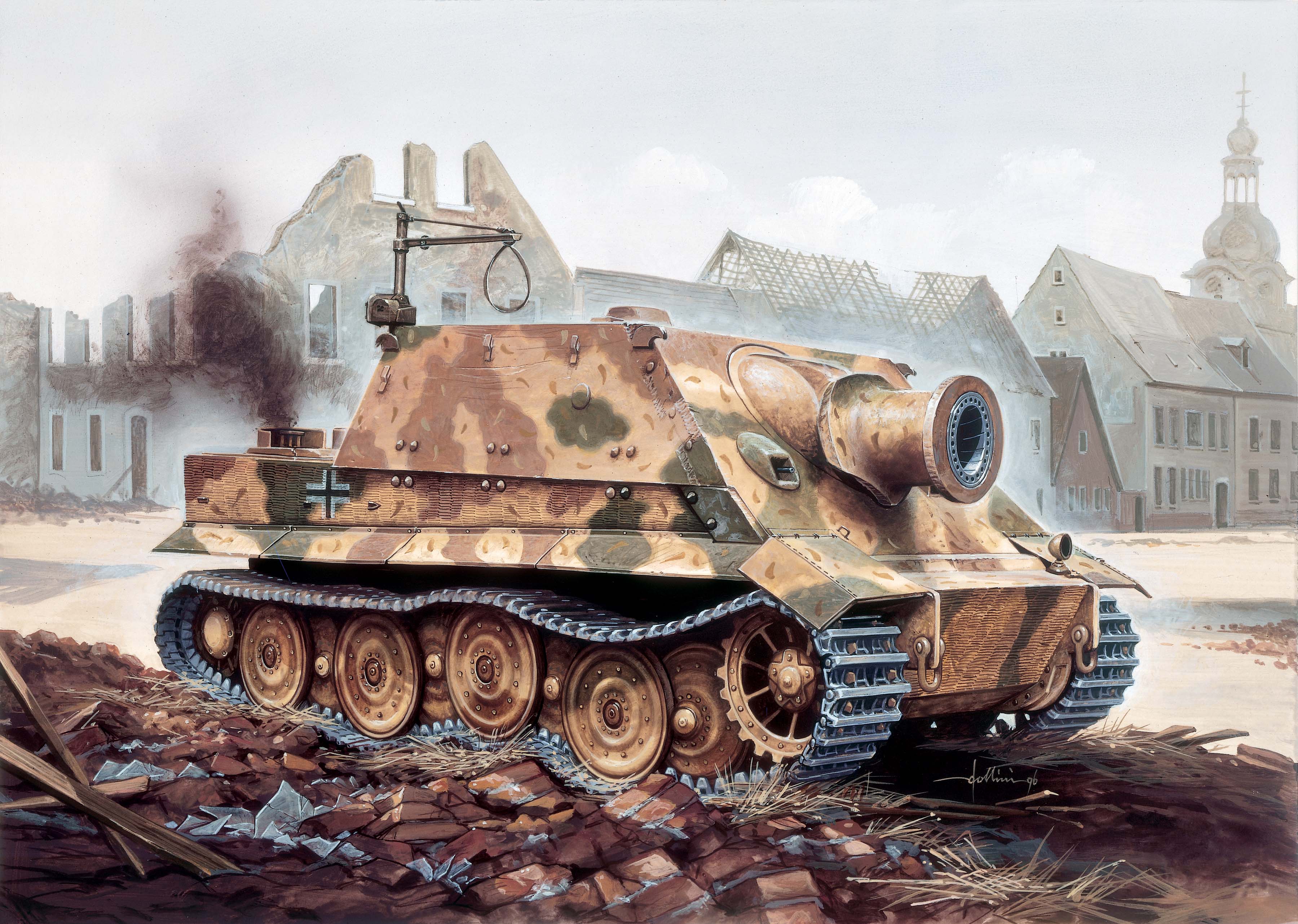 Snap Kit military 6205 - Sturmtiger German Heavy Assault Gun (1:100)