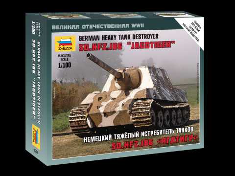 Snap Kit military 6206 - Sd.Kfz.186 Jagdtiger Heavy Tank Destroyer (1:100)