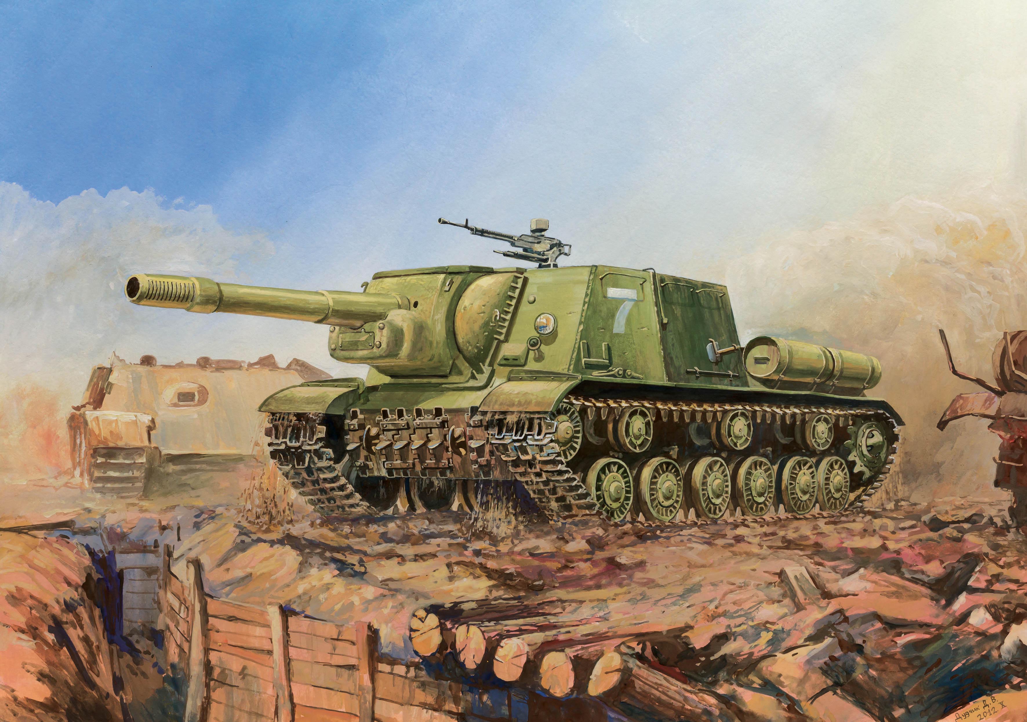 Snap Kit military 6207 - Siviet assault gun ISU-152 (1:100)