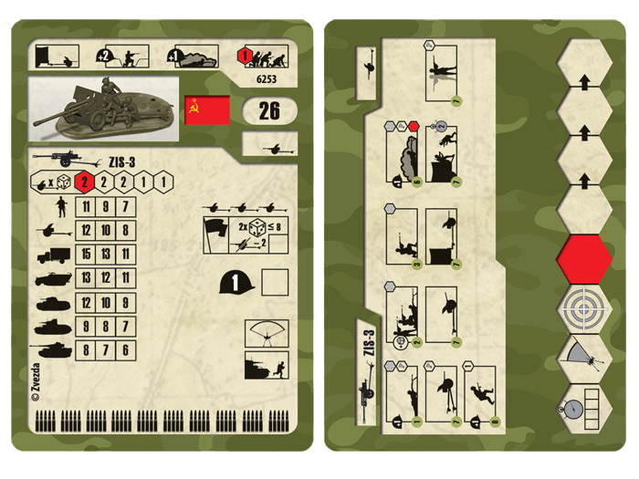 Snap Kit military 6253 - Soviet 76mm anti-tank gun ZIS-3 (1:72)