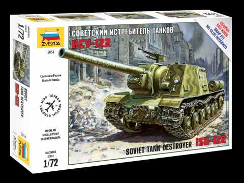 Snap Kit tank 5054 - Soviet Tank Destroyer ISU-122 (1:72)