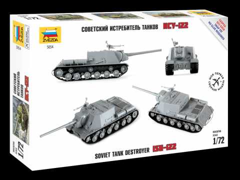 Snap Kit tank 5054 - Soviet Tank Destroyer ISU-122 (1:72)