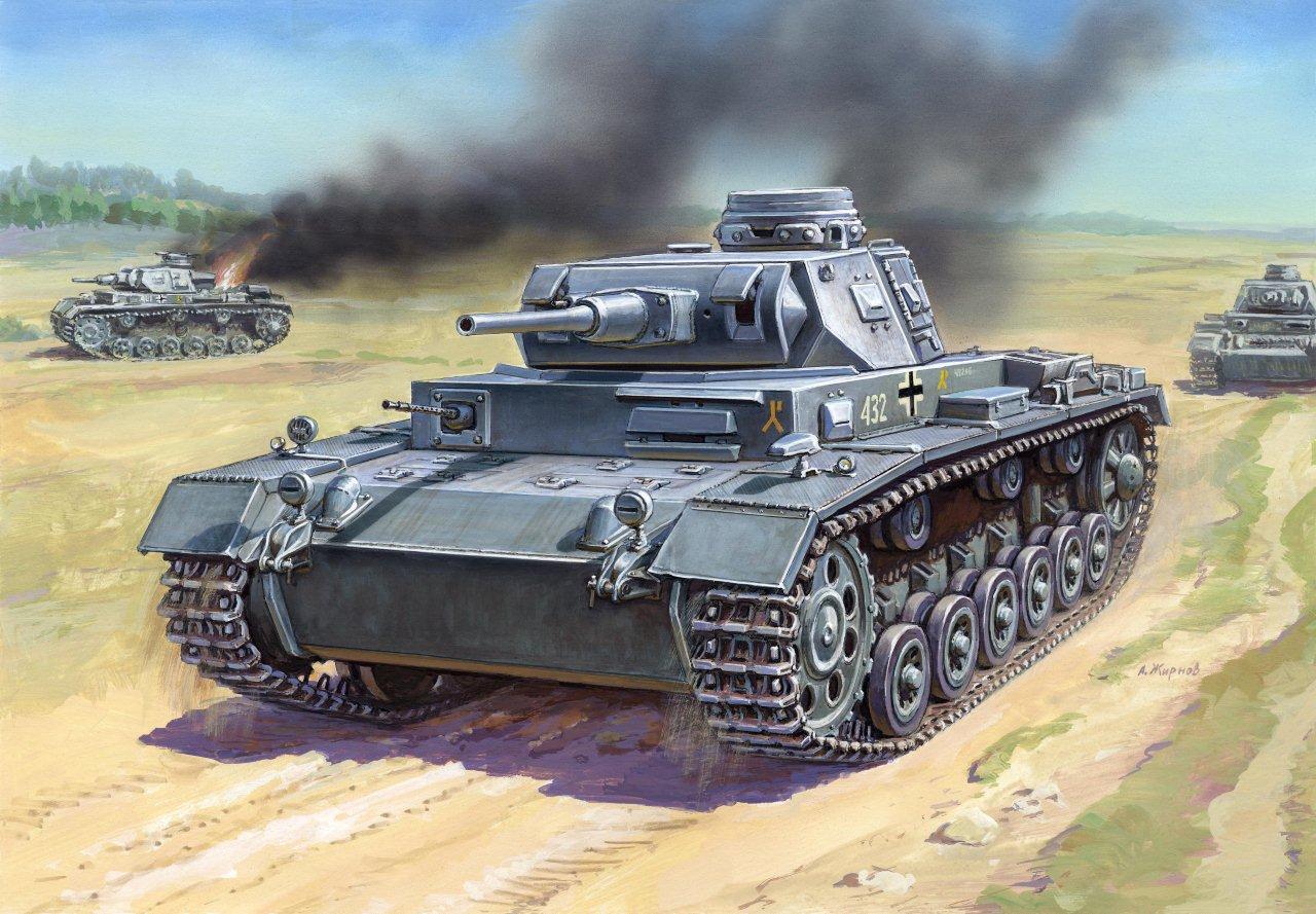 Snap Kit tank 6119 - German Tank Panzer III (1:100)