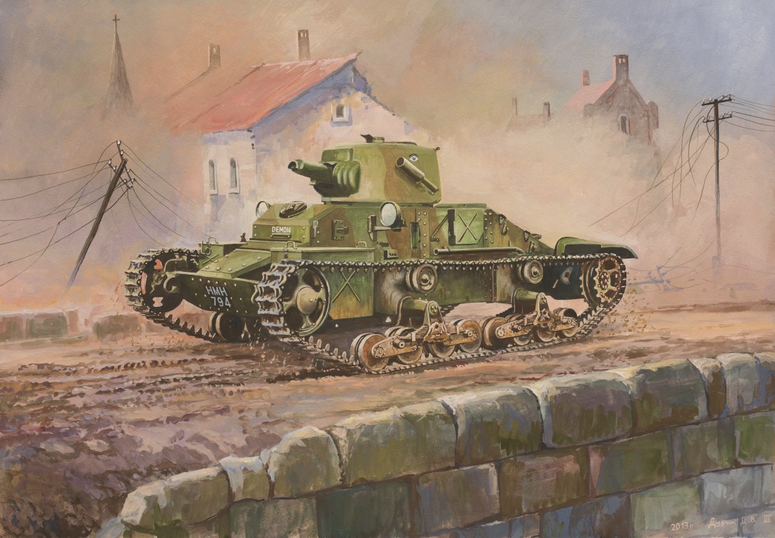 Snap Kit tank 6191 - British Light Tank "Matilda Mk I" (1:100)