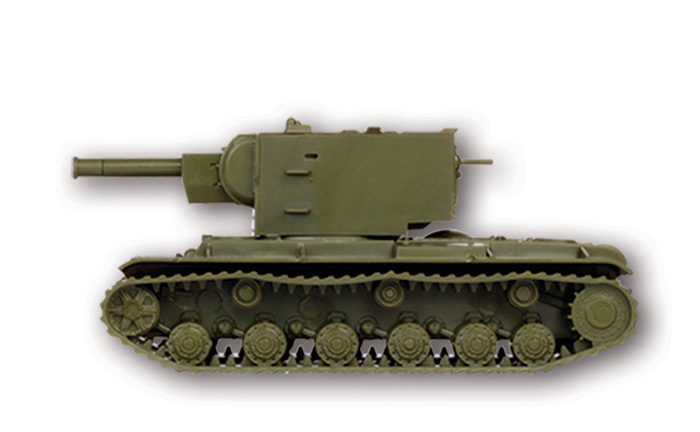 Snap Kit tank 6202 - Soviet Tank KV-2 (1:100)