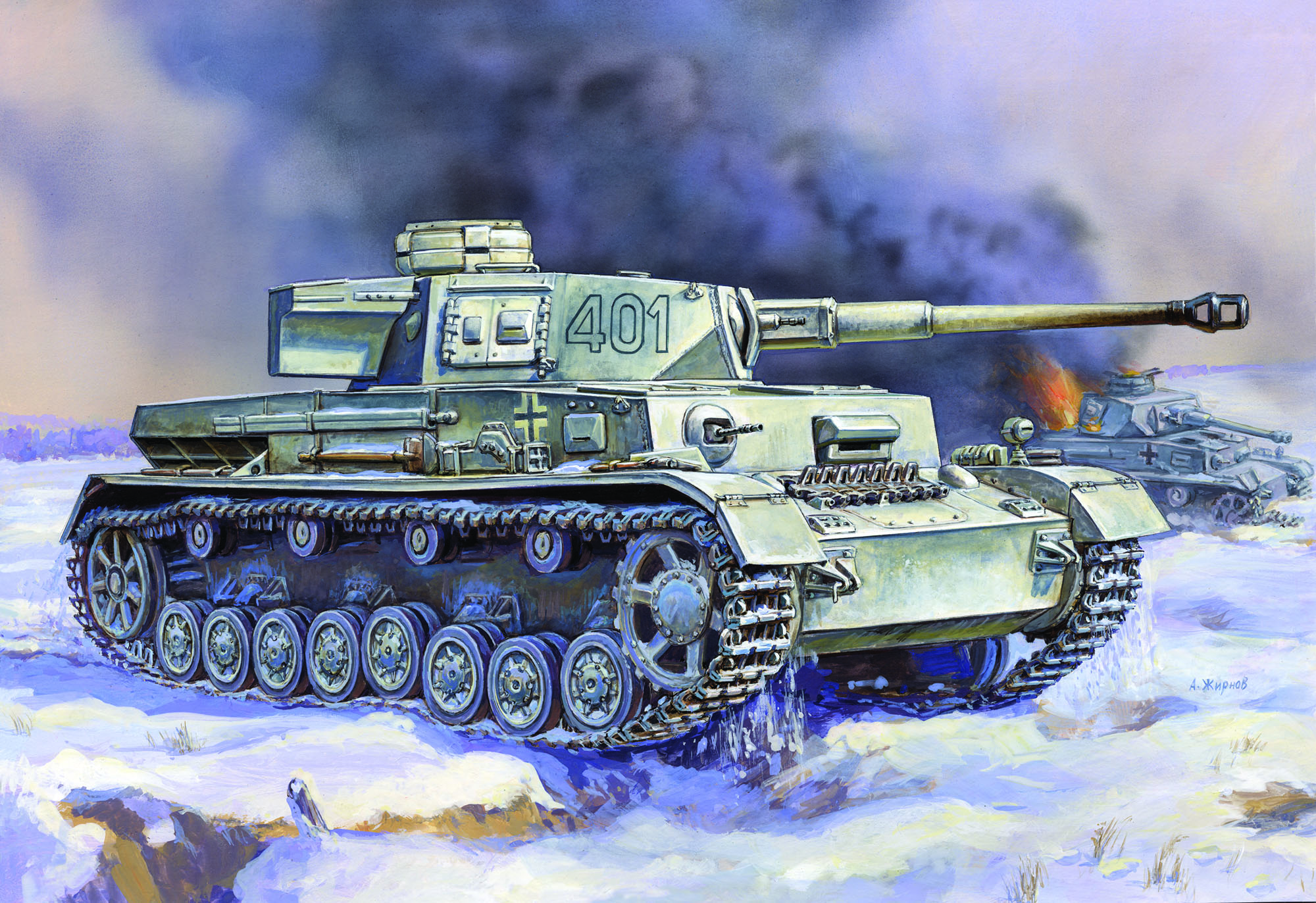 Snap Kit tank 6251 - Panzer IV Ausf.H (1:100)