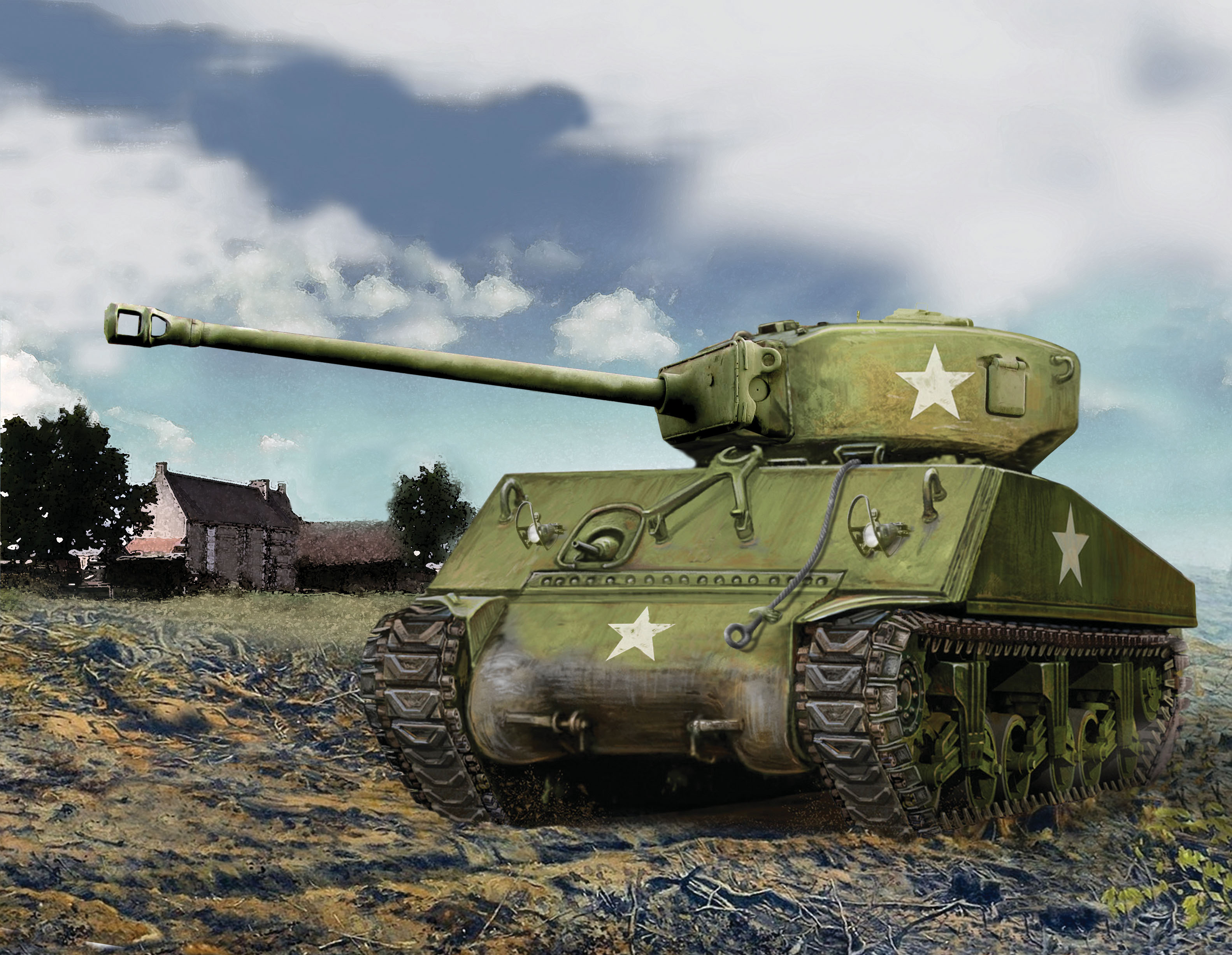 Snap Kit tank 6263 - Sherman M-4 (1:100)