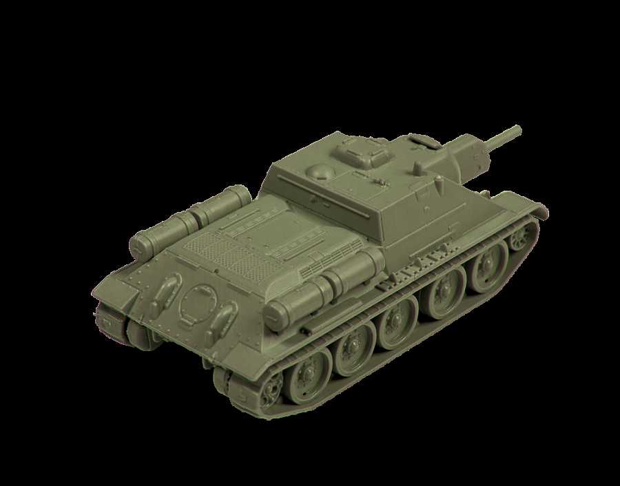 Snap Kit tank 6281 - Soviet Self Propelled Gun SU-122 (1:100)