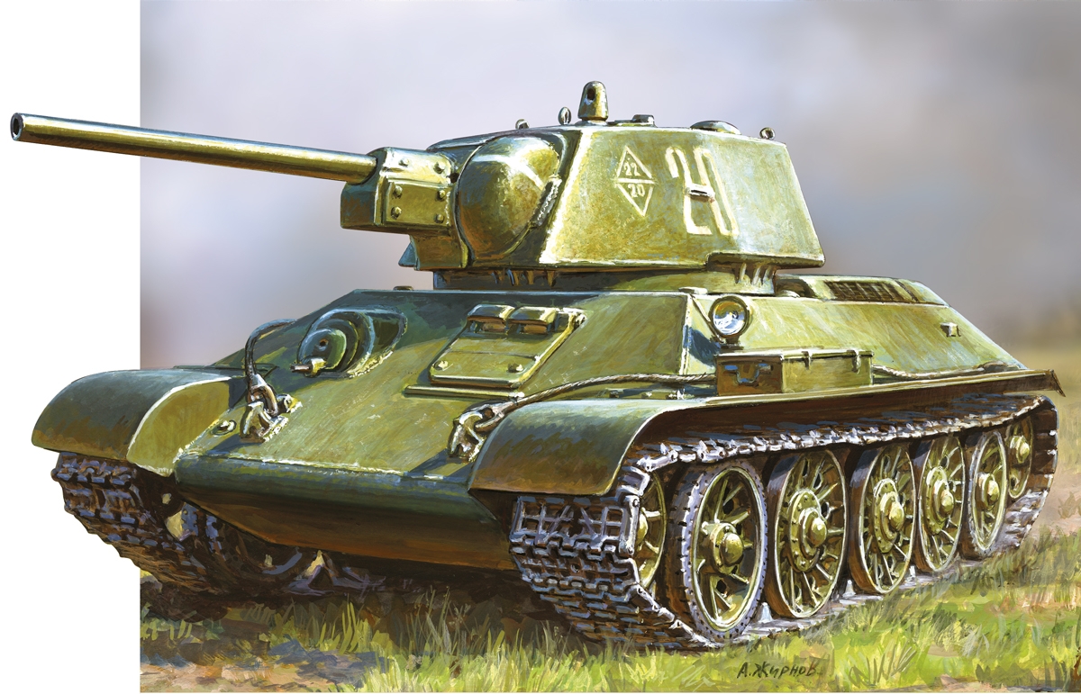 Snap Kit tank Z5001 - T-34/76 (1:72)