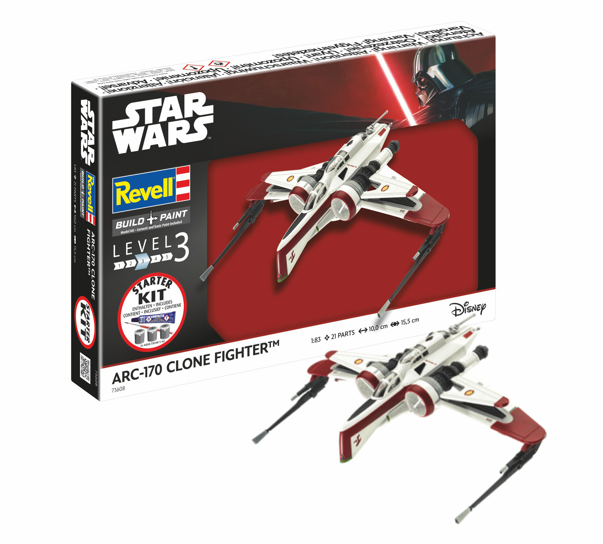 Starter Kit SW 73608 - ARC-170 Fighter (1:83)