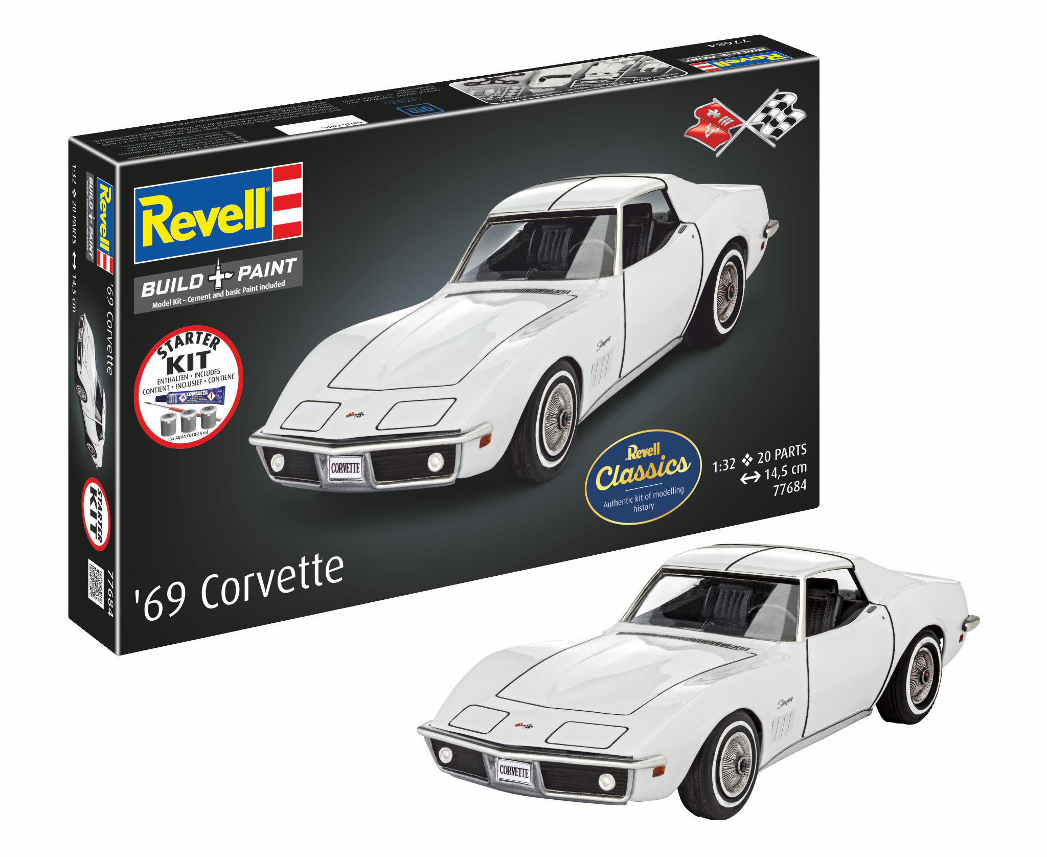 Starter Kit auto 77684 - Corvette C3 (1:32)