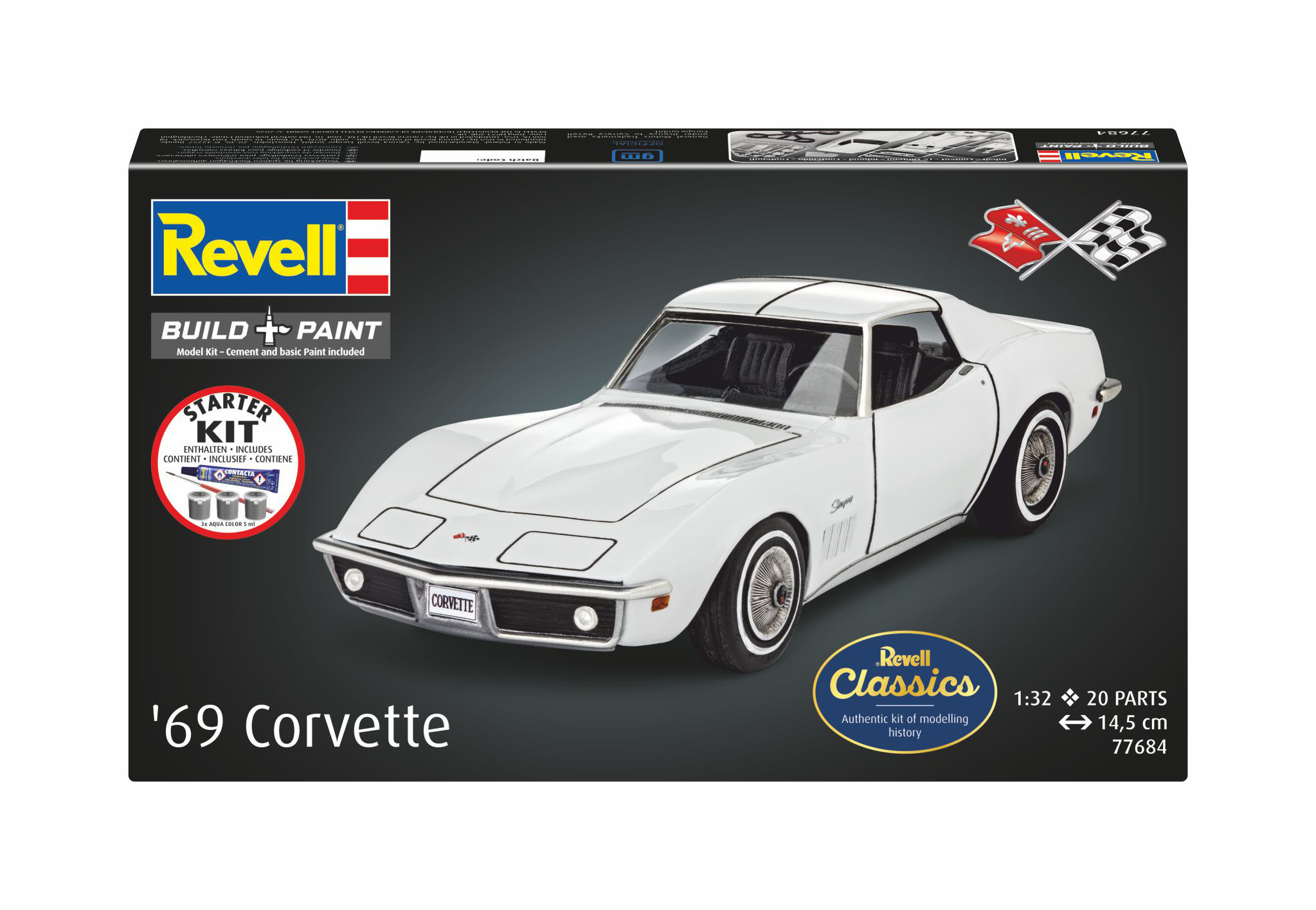 Starter Kit auto 77684 - Corvette C3 (1:32)