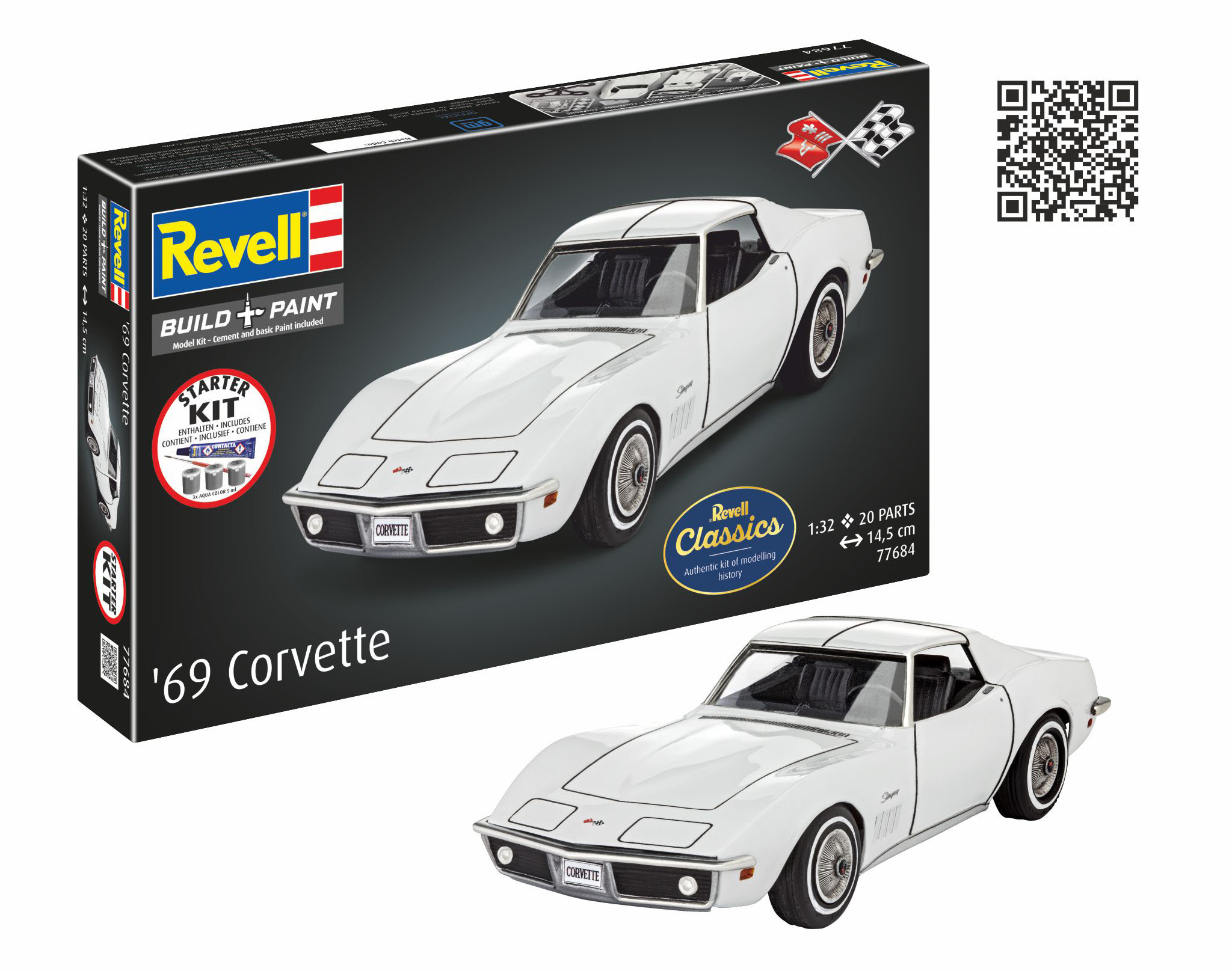 Starter Kit auto 77684 - Corvette C3 (1:32)