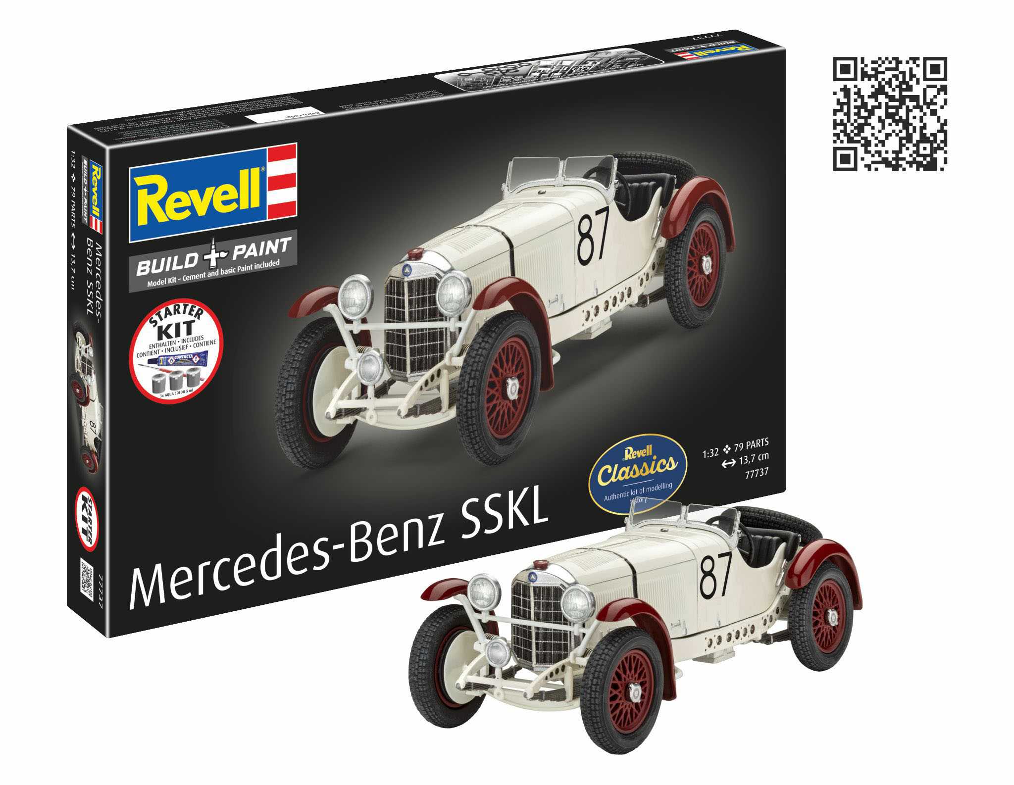 Starter Kit auto 77737 - Mercedes Benz SSKL (1:32)