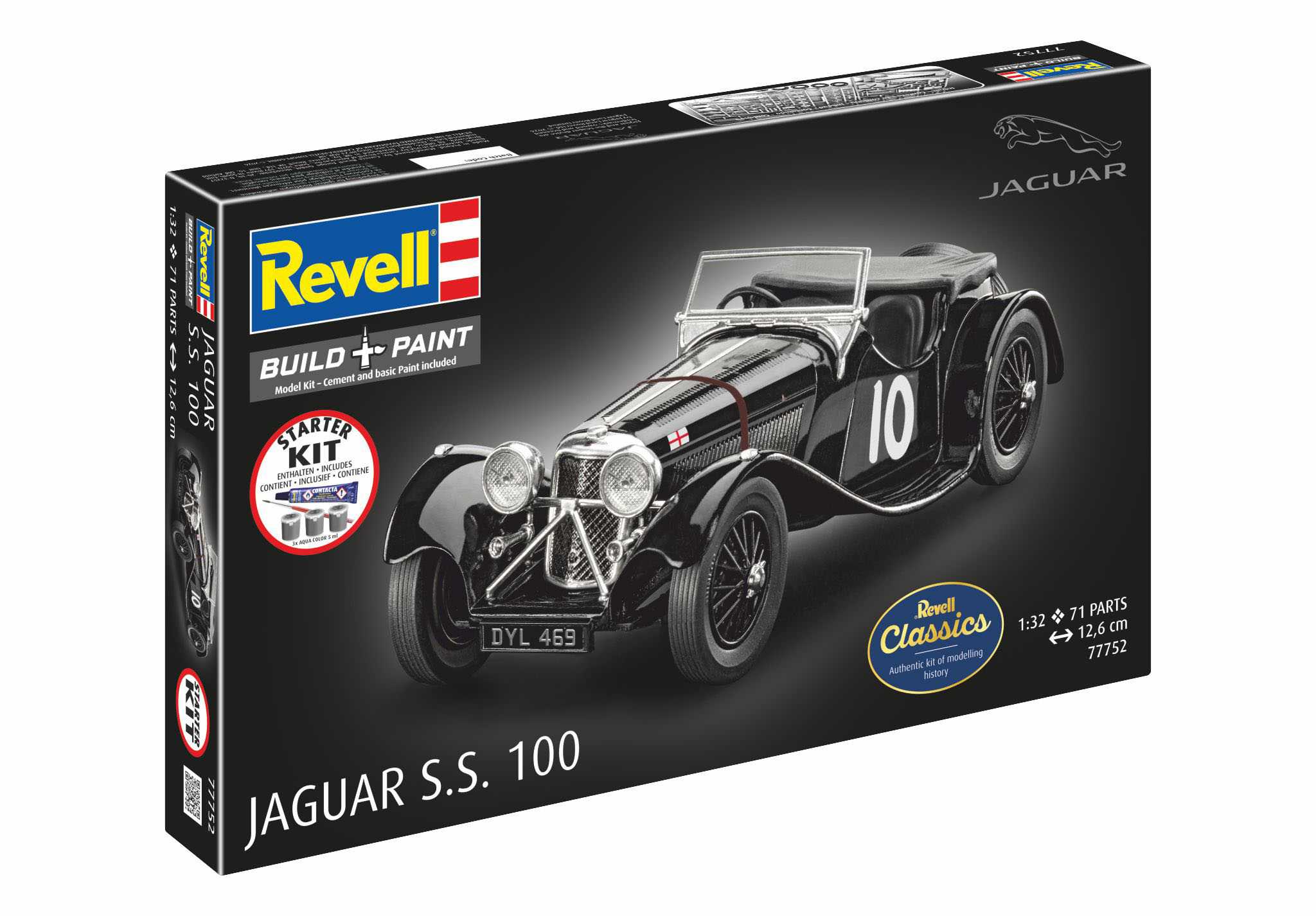 Starter Kit auto 77752 - Jaguar SS 100 (1:32)