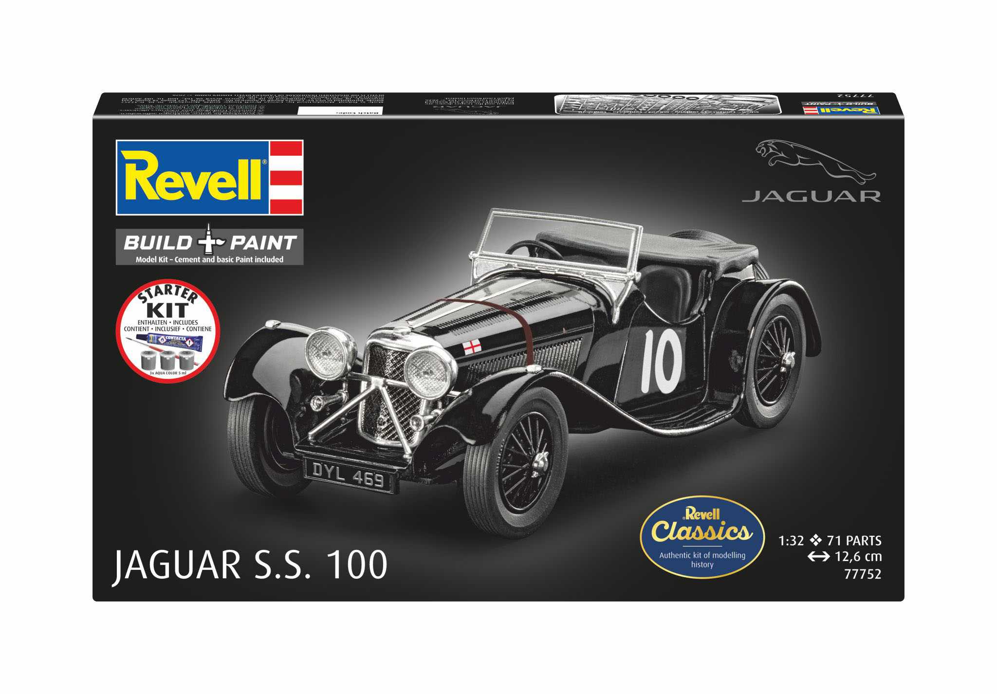 Starter Kit auto 77752 - Jaguar SS 100 (1:32)