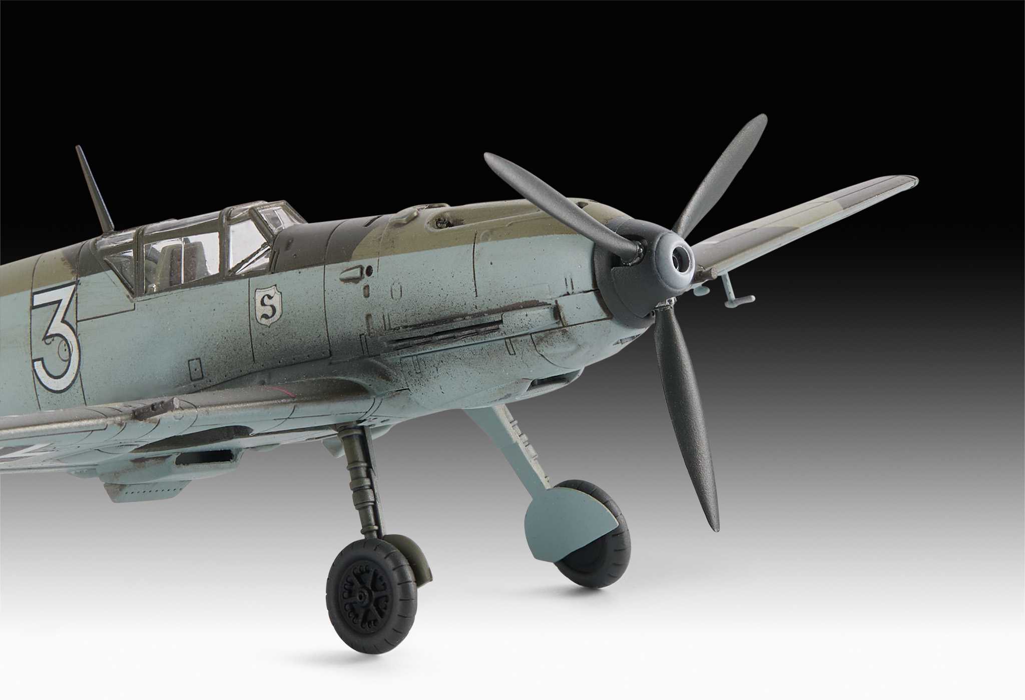 Starter Kit letadlo 73781 - Messerschmitt Bf109E-3 (1:72)
