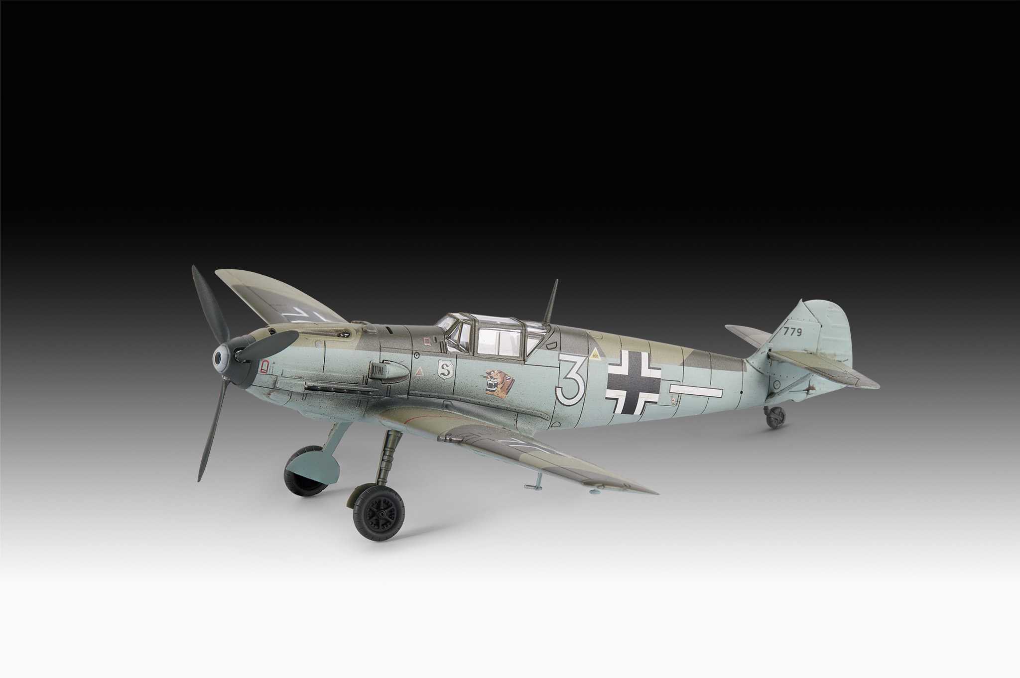 Starter Kit letadlo 73781 - Messerschmitt Bf109E-3 (1:72)