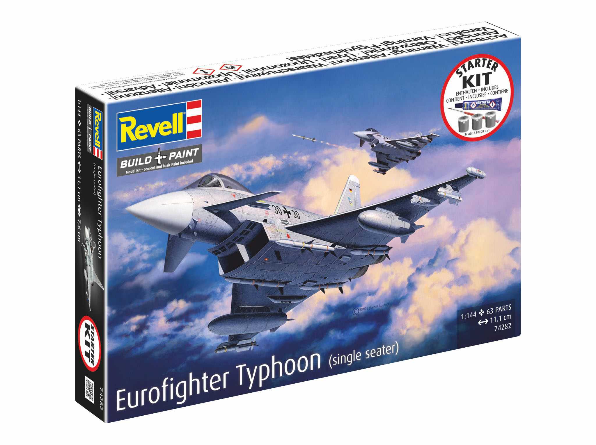 1:144 Eurofighter Typhoon (starter kit)
